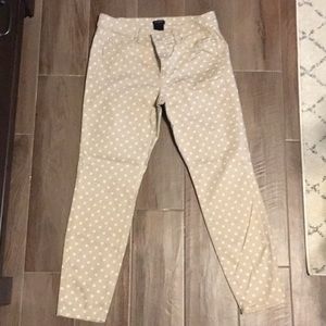 Jeans with White Flowers